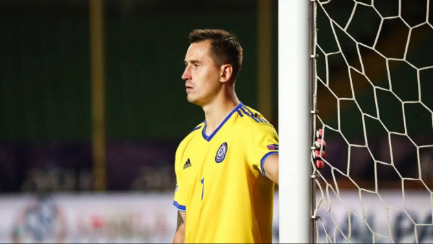 Сборная Казахстана пропустила гол от Украины на второй минуте матча отборочного раунда ЧМ-2022