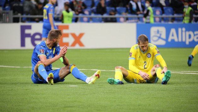 В сборной Украины нашли виновных в провале против Казахстана в матче отбора ЧМ-2022