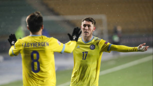 Аймбетов впервые вывел сборную Казахстана по футболу с капитанской повязкой