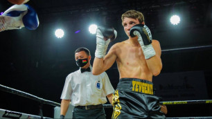 21-летний казахстанский боксер удосрочил соперника и завоевал пояс от WBA