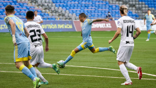 В матче "Астаны" состоялось самое быстрое удаление в истории казахстанского футбола