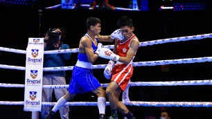Капитан сборной Казахстана расправился с "Машиной" и выиграл второй бой на ЧМ по боксу