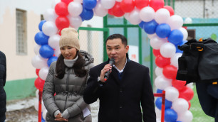 "Алматы марафон" построил футбольное поле в Алматинской колонии для несовершеннолетних