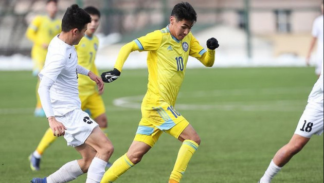Казахстанская "молодежка" обыграла олимпийскую сборную Кыргызстана перед матчем отбора к Евро-2023
