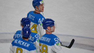Сборная Казахстана провела первую тренировку в Хельсинки перед ЧМ по хоккею