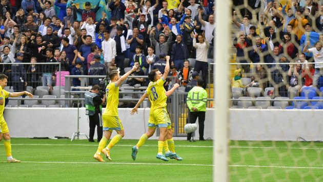 Видео гола, или как Казахстан забил в матче за лидерство в Лиге наций