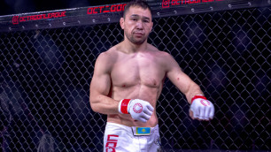 Казахстанец задушил узбекского бойца в первом раунде турнира Brave CF