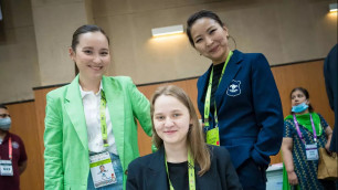 Казахстанки выиграли шестой матч на Всемирной шахматной олимпиаде
