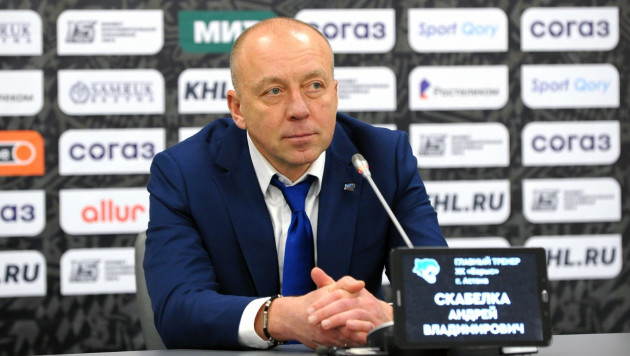 Андрей Скабелка прокомментировал поражение "Барыса" в матче КХЛ