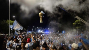 Серьезные инциденты произошли в Аргентине во время встречи болельщиков со сборной