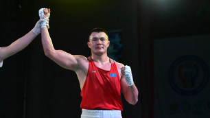 Нокаутом завершился бой Кункабаева на малом чемпионате мира по боксу