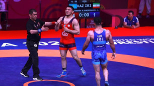 Казахстанский борец стал двукратным чемпионом Азии