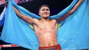 Казахстанский боксер нокаутом защитил чемпионский пояс