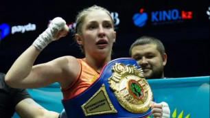 Самая сексуальная боксерша из Казахстана прокомментировала победу в титульном бою