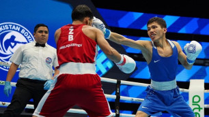Чемпион мира из Казахстана оценил победный бой против узбекистанца на ЧМ-2023 по боксу