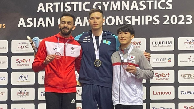 Казахстанец выиграл золото чемпионата Азии по спортивной гимнастике
