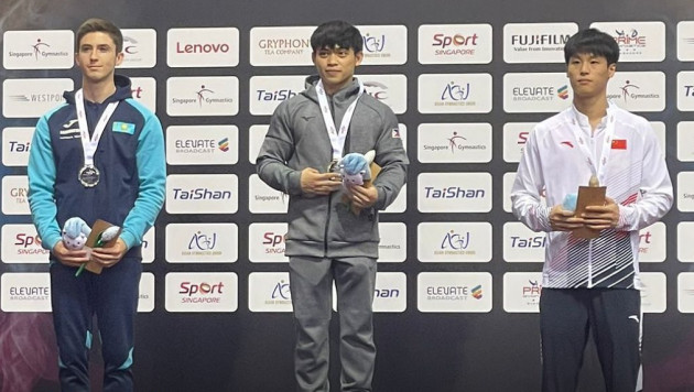 Казахстан завоевал еще одну медаль на ЧА по спортивной гимнастике