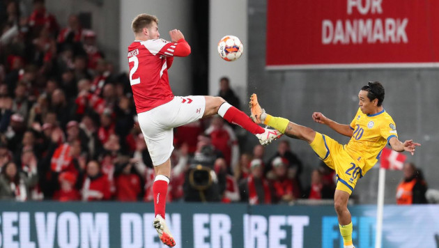 Сборная Казахстана уступила Дании в матче отбора Евро-2024