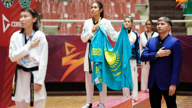 5 золотых и первое место. Казахстан триумфально выступил на международном турнире по таеквондо