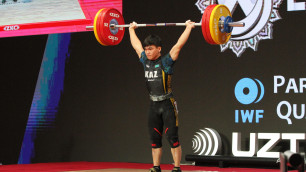 Казахстан выиграл медаль на чемпионате Азии по тяжелой атлетике в Ташкенте