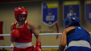 Видео победного боя казахстанки в отборе на ОИ-2024 по боксу