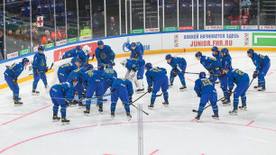 Неприличным разгромом обернулся матч сборной Казахстана по хоккею