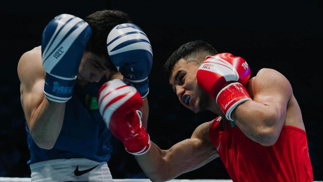 Казахстан выиграл нокаутом в 1-м раунде бой за медаль чемпионата Азии по боксу
