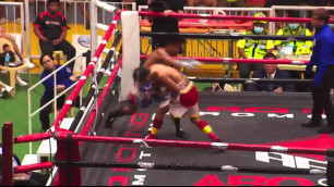 Нокаутом с одного удара завершился бой за титул WBO: видео