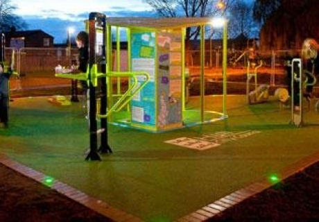 Первая в мире спортивная площадка Green Heart, генерирующая электрическую энергию. Фото с сайта tgogc.com