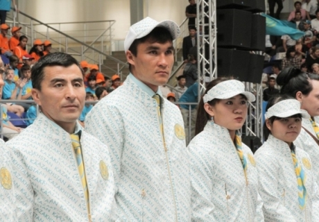 Парадная форма олимпийской сборной Казахстана. Фото Даниал Окасов©