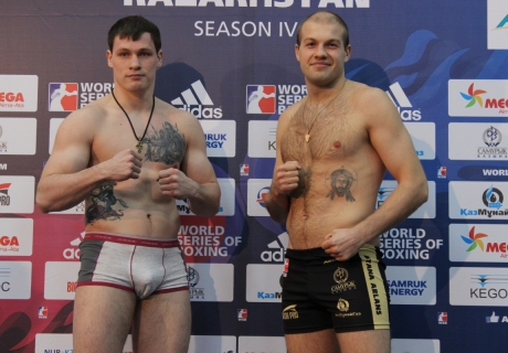Алексей Егоров и Василий Левит (справа). Фото Vesti.kz©