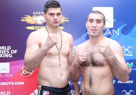 Филипп Хргович (слева) и Хаджи Муртузалиев. Фото с сайта WSB