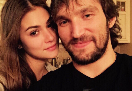 Анастасия Шубская и Александр Овечкин. Фото Instagram