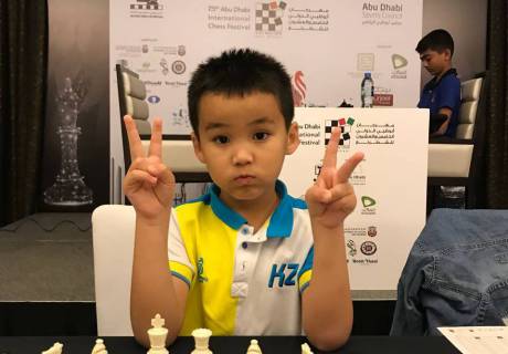 Семилетний чемпион мира по шахматам из Казахстана одержал победу на крупном турнире в ОАЭ