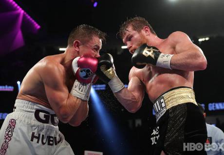 Второй бой Головкин - Альварес. Фото HBO Boxing