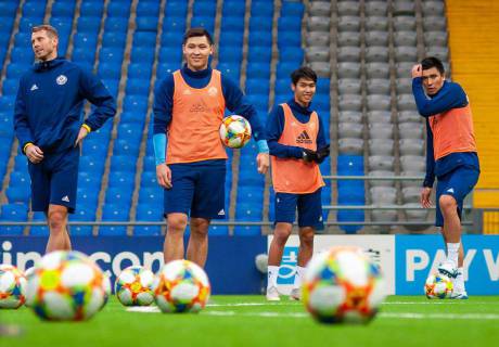 Прямая трансляция первого матча сборной Казахстана по футболу в отборе на Евро-2020
