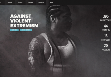 Принтскрин с сайта Against Violent Extremism. 