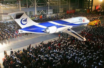 Китай начал серийный выпуск своих самолетов