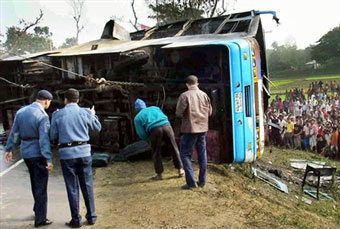 В дорожной аварии в Бангладеш погибли 9 пассажиров