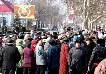 Демонстранты захватили администрацию президента Молдавии