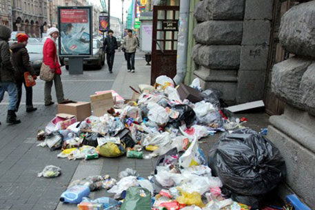 Алматинцев оштрафуют за уличный мусор