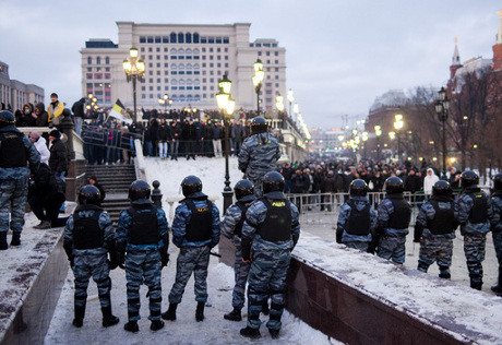 Милицию Москвы перевели на усиленный режим работы