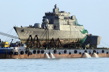 Эксперты ВМФ РФ завершили расследование крушения корвета "Чхонан"