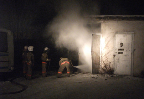 В Алатауском районе Алматы сгорела трансформаторная подстанция