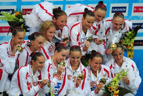 Российские синхронистки выиграли все золото чемпионата Европы