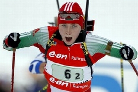 Белорусская биатлонистка стала второй в спринте в Норвегии