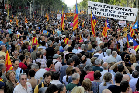 Миллион каталонцев потребовали независимости от Испании