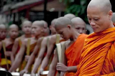 Два буддийских монаха проползут 800 километров на коленях