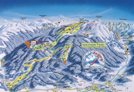 В Австрии около 90 горнолыжников застряли на подъемнике