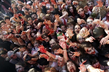 В Британии прошел фестиваль зомби